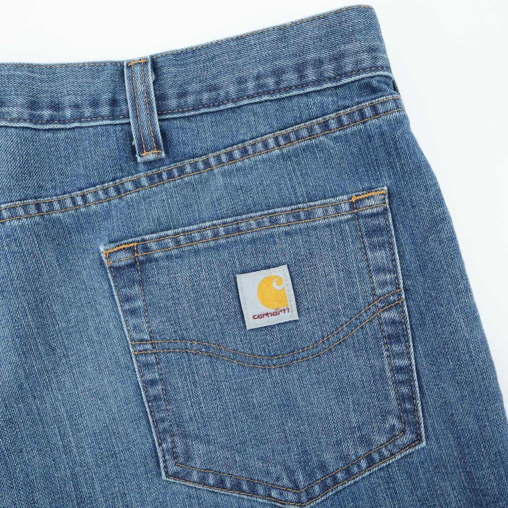 Carhartt Mens‎ Relaxed Fit Blue Denim Jeans 40x30 RN 14806 BD1483